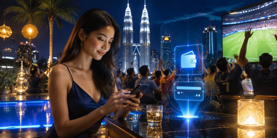 Pengguna Kuala Lumpur log masuk ke platform dunia21 melalui telefon pintar dengan selamat