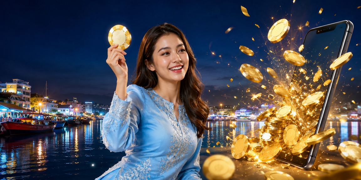 Pengguna wanita Malaysia mengakses perlawanan langsung melalui telefon pintar